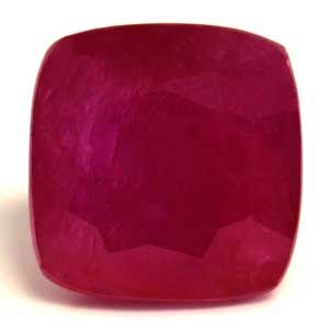 Cushion Red Ruby 2.87ct loose gemstone
