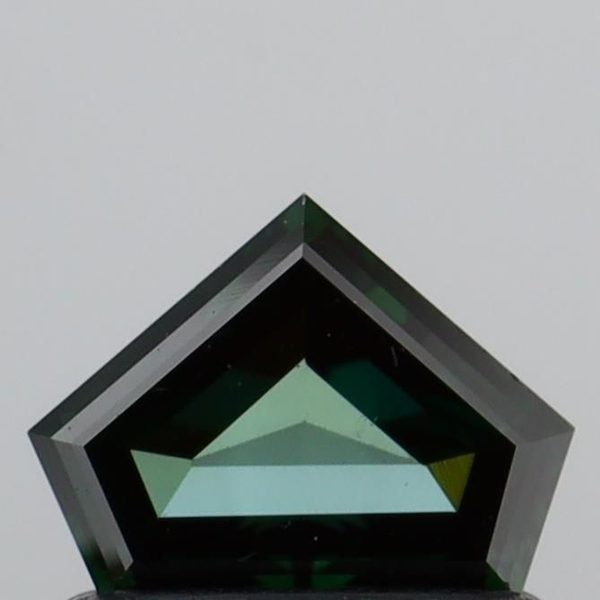 Pentagonal Fancy Deep Green Lab-grown Diamond 0.41ct VS1 loose diamond
