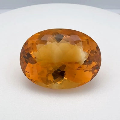 Oval Orange Citrine 15.53ct loose gemstone