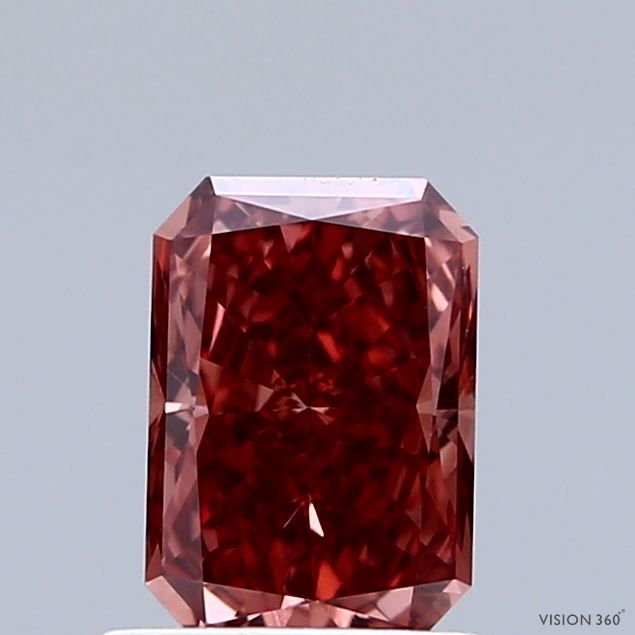 Radiant Fancy Pinkish Brown Lab-grown Diamond 1.07ct VVS2 loose diamond