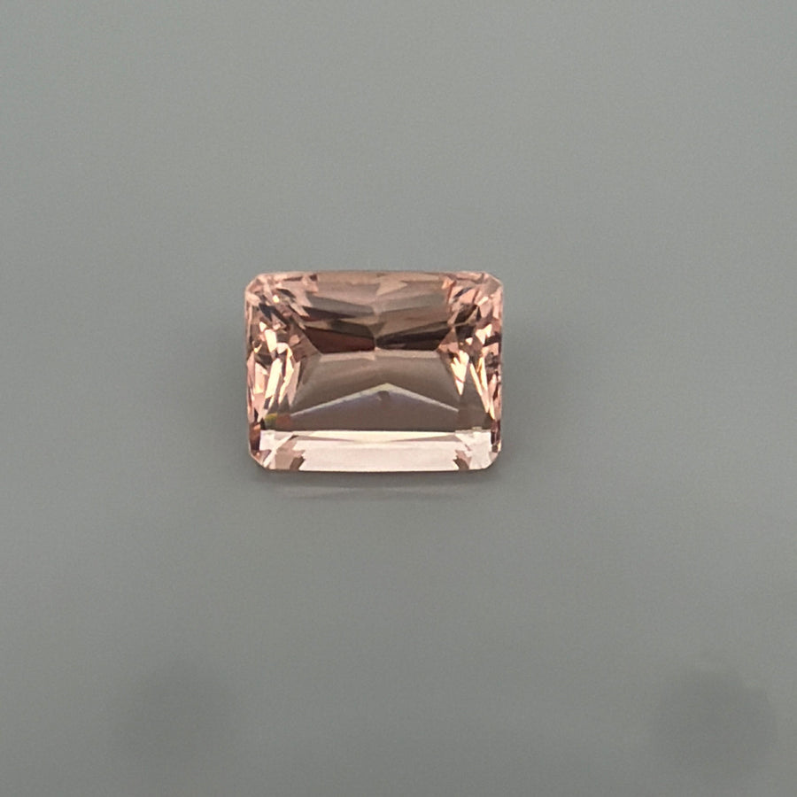 Octagonal Pink Morganite 5.02ct loose gemstone