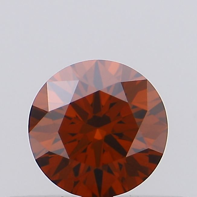 Round Fancy Deep Orange Lab-grown Diamond 0.31ct VVS2 loose diamond