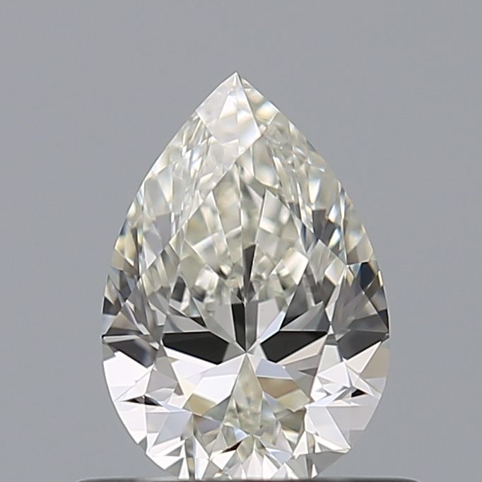Pear Natural Diamond 0.55ct J VVS2