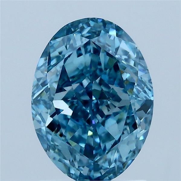 Oval Fancy Vivid Blue Lab-grown Diamond 2.03ct VS1 loose diamond