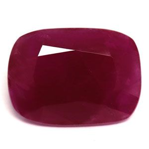 Cushion Red Ruby 5.46ct loose gemstone