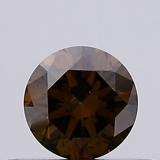 Round Fancy Brown Natural Diamond 0.31ct SI2 loose diamond