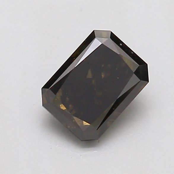 Radiant Fancy Deep Black Lab-grown Diamond 0.53ct VS2 loose diamond