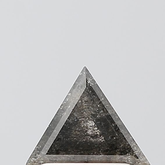 Trilliant Salt And Pepper Natural Diamond 0.73ct VVS2 loose diamond