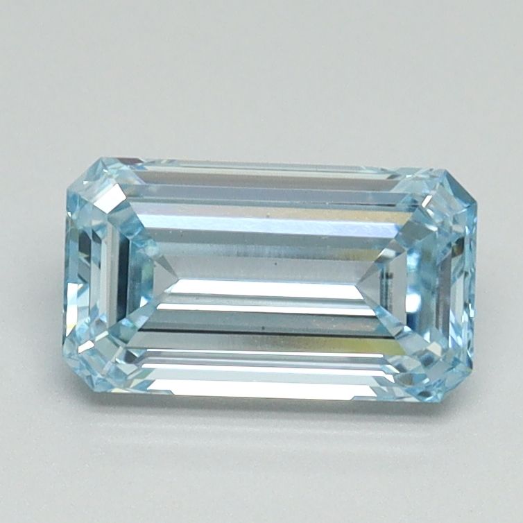 Emerald Fancy Intense Blue Lab-grown Diamond 1.01ct VVS2 loose diamond