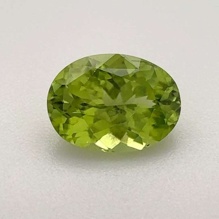 Oval Green Peridot 1.16ct loose gemstone