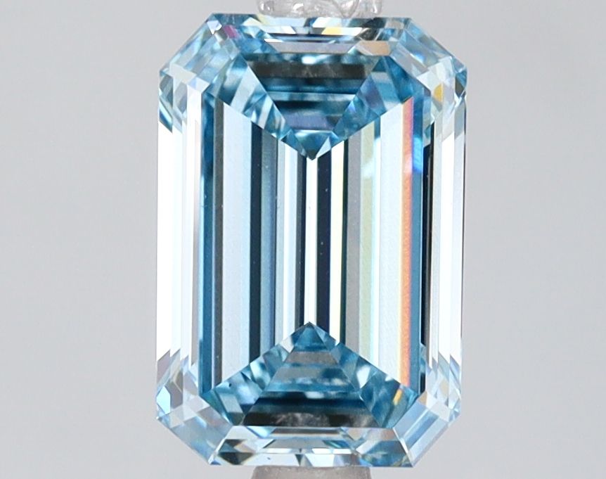 Emerald Fancy Intense Blue Lab-grown Diamond 1.97ct VS2 loose diamond