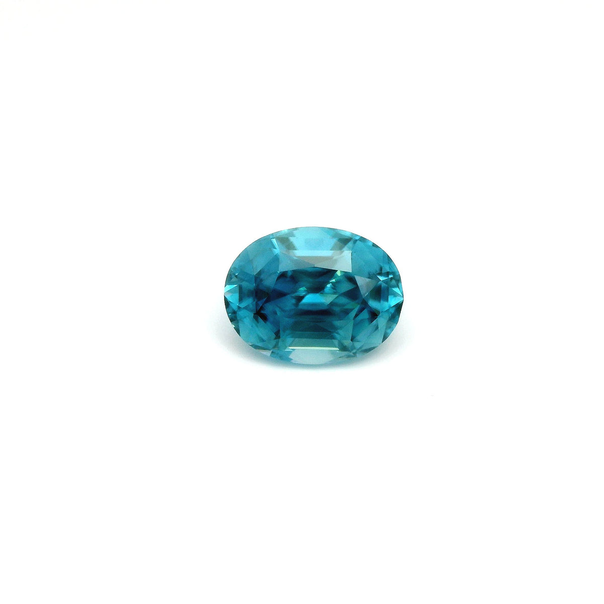 Oval Blue Zircon 8.7ct loose gemstone