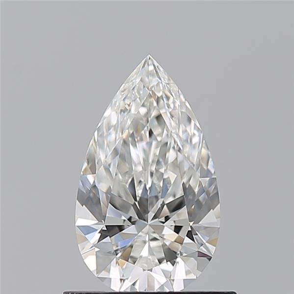 Pear Natural Diamond 0.73ct H VVS1