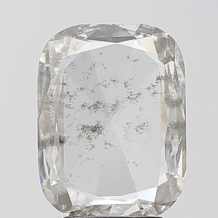Cushion Salt And Pepper Lab-grown Diamond 2.1ct I1 loose diamond