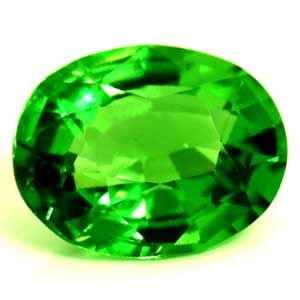 Oval Green Garnet 0.98ct loose gemstone