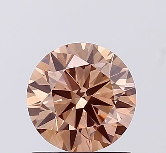 Round Fancy Brown Lab-grown Diamond 1ct VS1 loose diamond