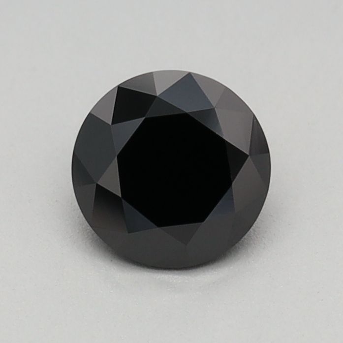 Round Fancy Black Lab-grown Diamond 0.4ct loose diamond