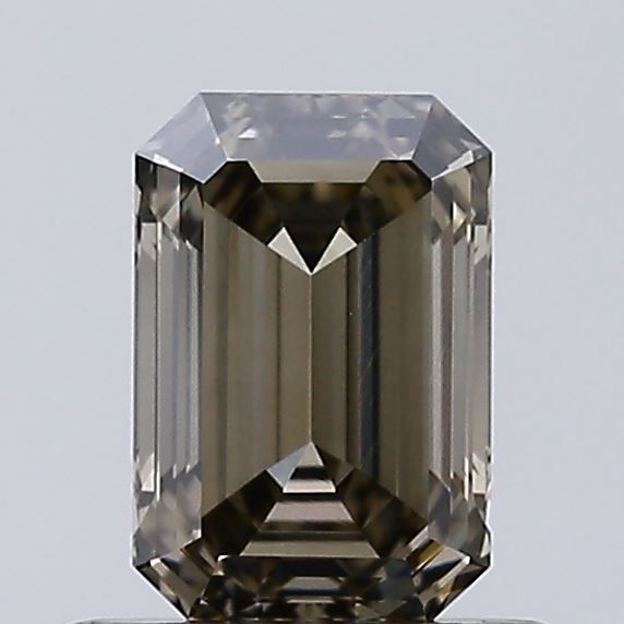 Emerald Fancy Gray Lab-grown Diamond 0.68ct VVS2 loose diamond