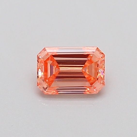 Emerald Fancy Vivid Pinkish Orange Lab-grown Diamond 0.3ct VS2 loose diamond