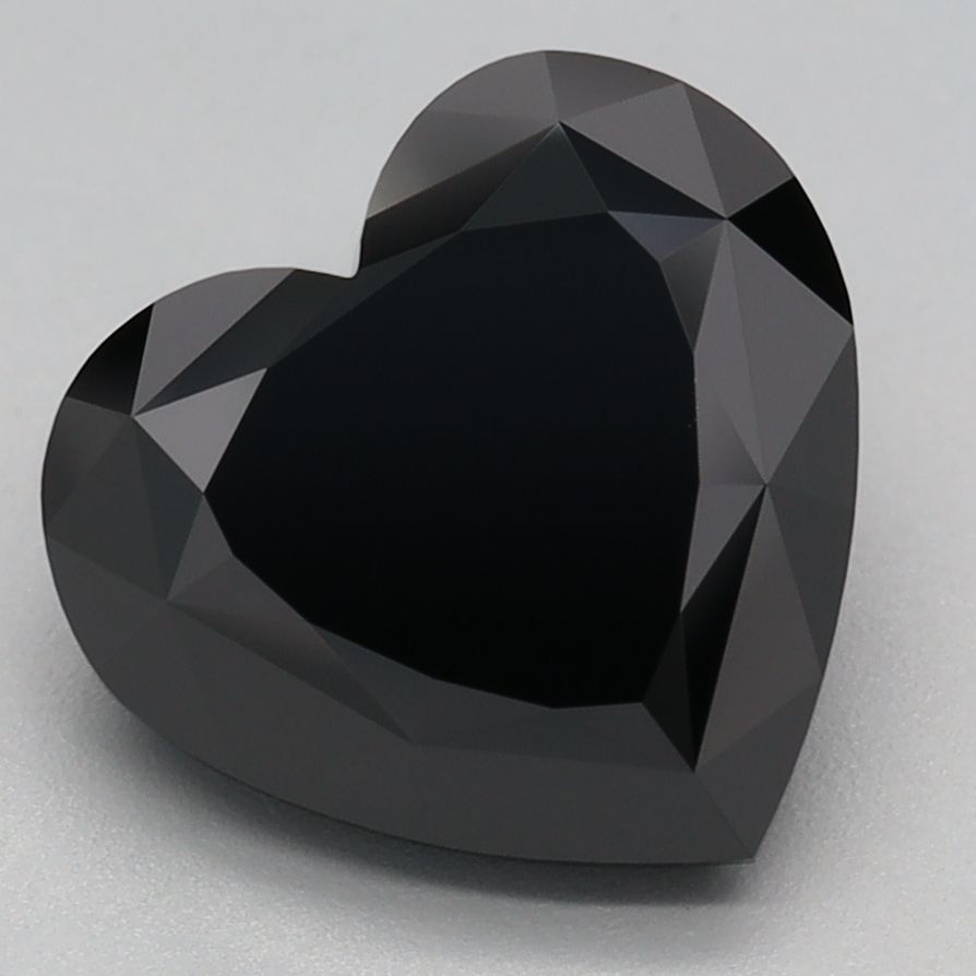 Heart Fancy Black Lab-grown Diamond 3.17ct loose diamond