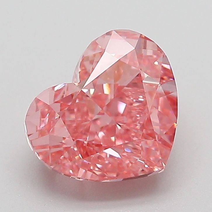 Heart Fancy Vivid Pink Lab-grown Diamond 2.07ct VVS2 loose diamond