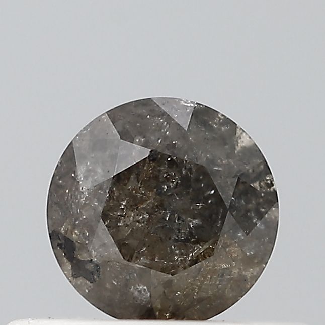 Round Salt And Pepper Natural Diamond 0.34ct VS1 loose diamond