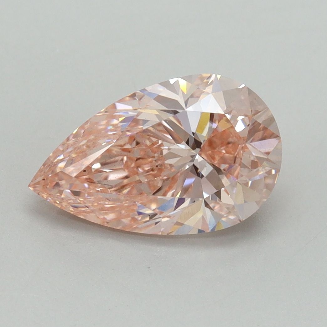 Pear Fancy Intense Pink Lab-grown Diamond 2.01ct VS2 loose diamond