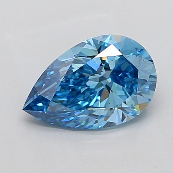 Pear Fancy Vivid Blue Lab-grown Diamond 1.89ct VS1 loose diamond