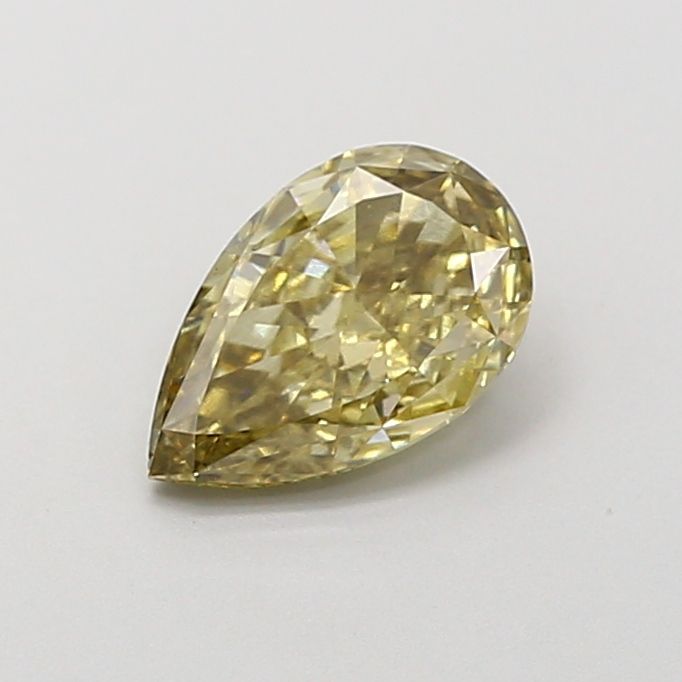 Pear Fancy Vivid Brown Lab-grown Diamond 1.01ct VS1 loose diamond
