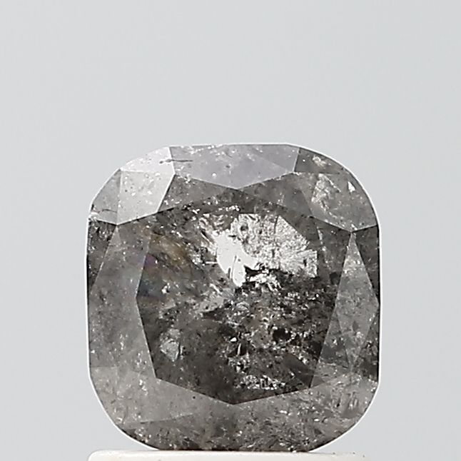 Cushion Salt And Pepper Natural Diamond 1.6ct VVS2 loose diamond