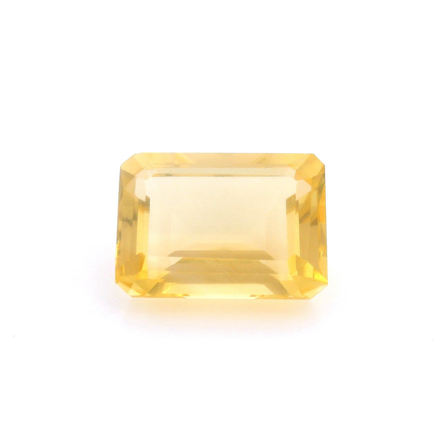 Octagonal Yellow Citrine 7.4ct loose gemstone