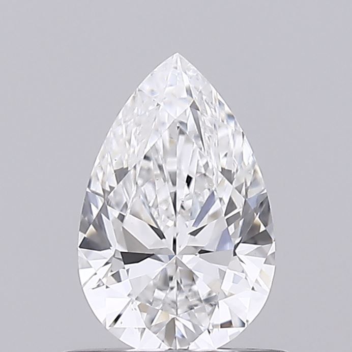 Pear Natural Diamond 0.61ct D VS2