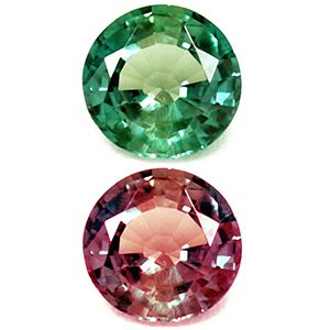 Round Green Alexandrite 0.21ct loose gemstone