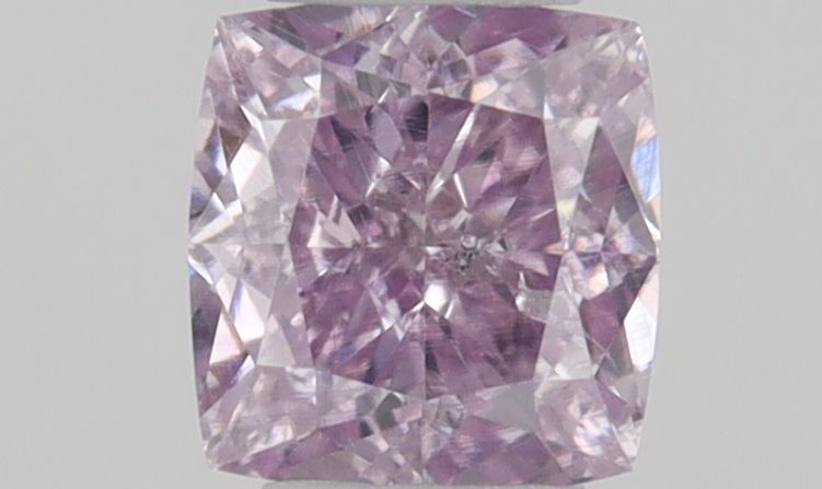 Cushion Fancy Intense Pink Purple Natural Diamond 0.19ct I1 loose diamond