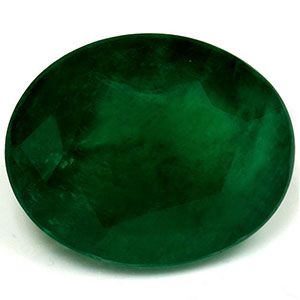 Oval Green Emerald 4.14ct loose gemstone