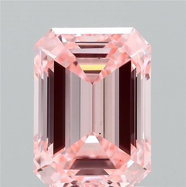 Emerald Fancy Vivid Pink Lab-grown Diamond 2ct VS2 loose diamond