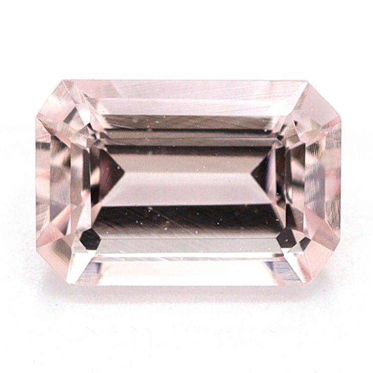 Emerald Pink Morganite 0.66ct loose gemstone