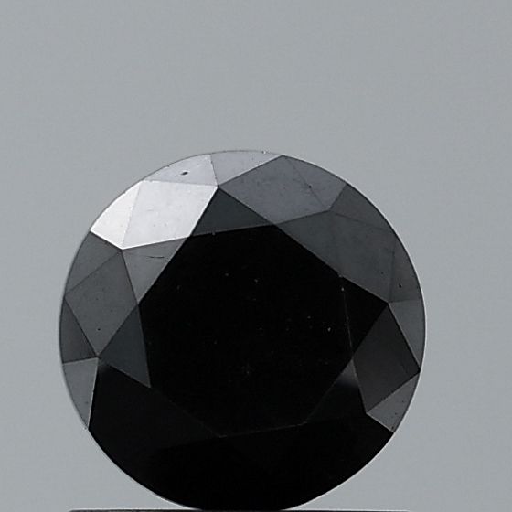Round Black Natural Diamond 0.29ct VS1 loose diamond