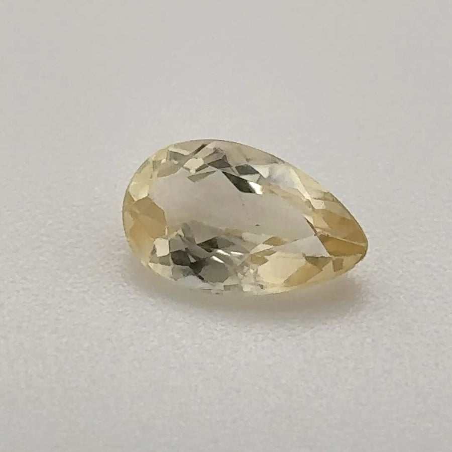 Pear Yellow Topaz 0.71ct loose gemstone