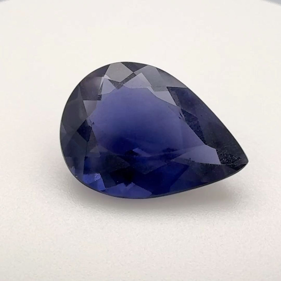 Pear Blue Iolite 3.725ct loose gemstone