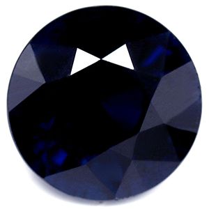Round Blue Sapphire 3.42ct loose gemstone