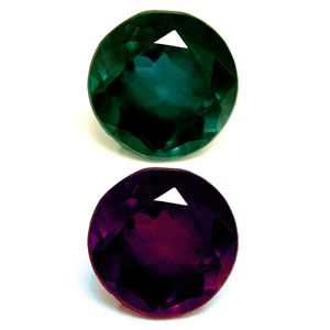 Round Green Alexandrite 0.2ct loose gemstone