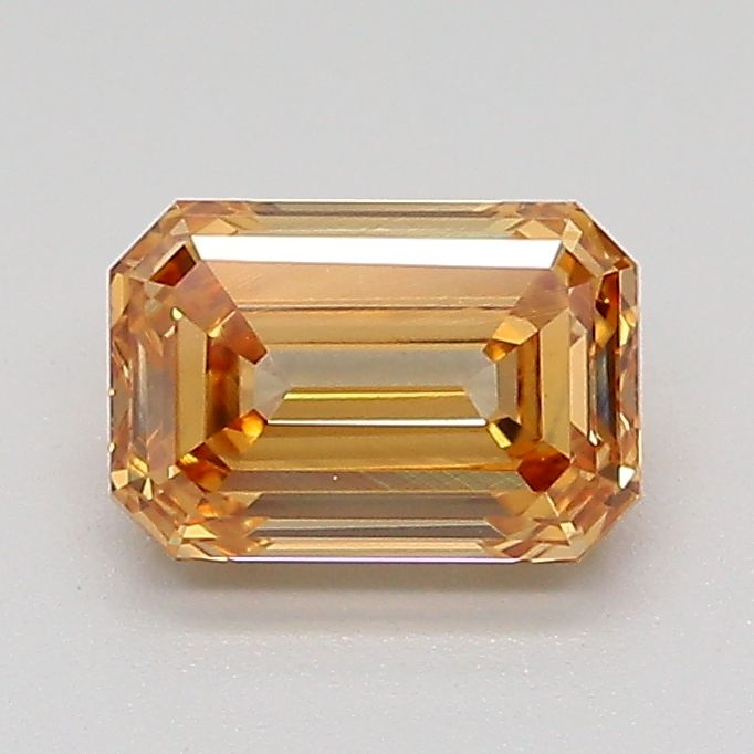 Emerald Fancy Light Yellowish Brown Lab-grown Diamond 1.03ct VVS2 loose diamond