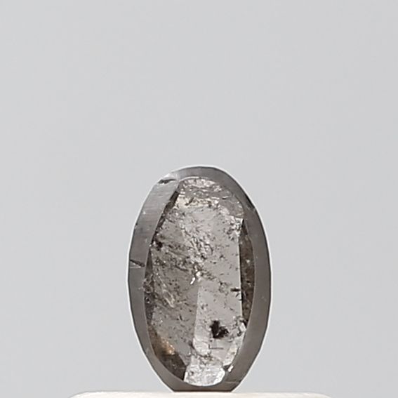 Oval Salt And Pepper Natural Diamond 0.16ct VVS2 loose diamond