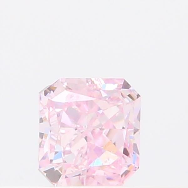 Radiant Fancy Purplish Pink Natural Diamond 0.17ct SI1 loose diamond
