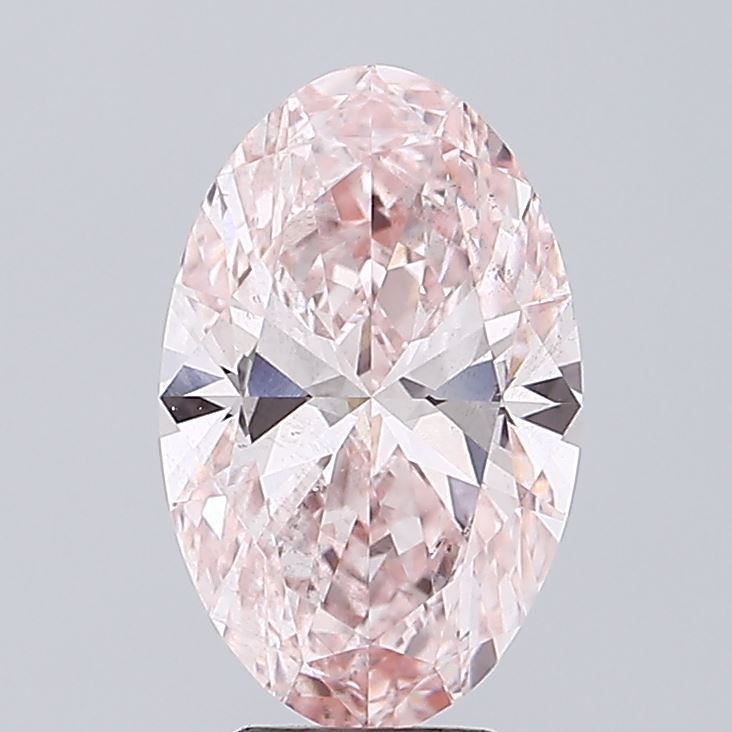 Oval Fancy Vivid Pink Lab-grown Diamond 4.36ct VS2 loose diamond