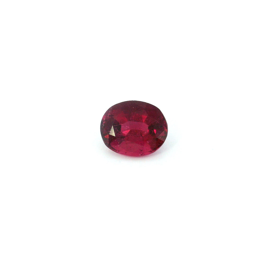 Oval Red Tourmaline 0.76ct loose gemstone