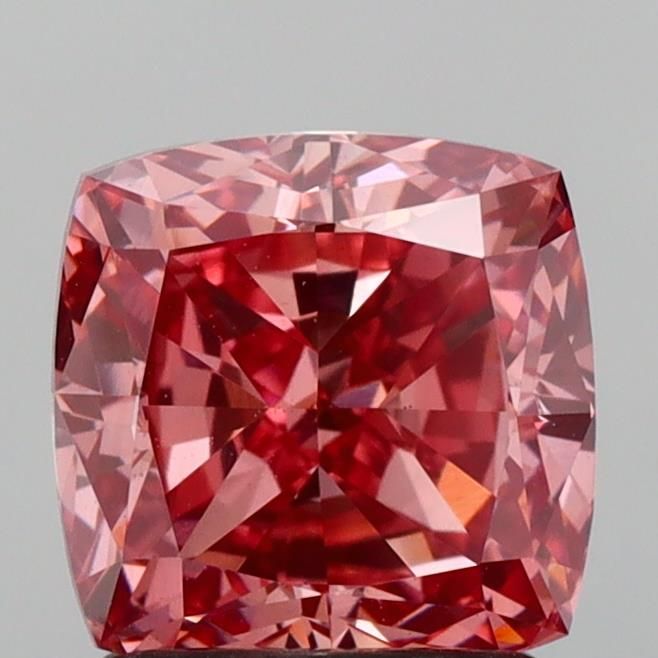 Cushion Fancy Vivid Pink Lab-grown Diamond 1.81ct VS2 loose diamond