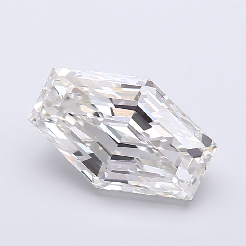 Lozenge Fancy Vivid Green Lab-grown Diamond 2.4ct VVS2 loose diamond