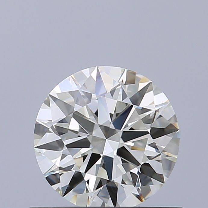 Round Natural Diamond 0.61ct H IF
